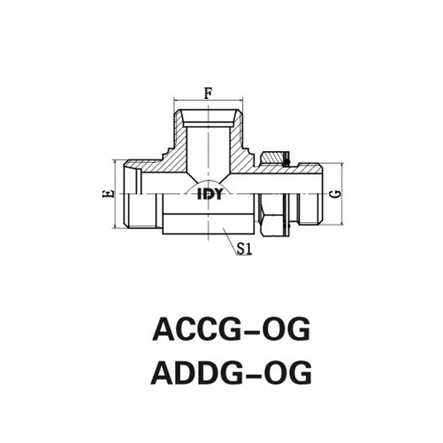 Регулируемая студента BSPP с уплотнительным кольцом