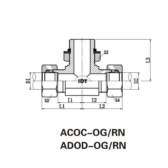 ООН 、 、 nuft резьба настройка заканчивается тройникой уплотнительного кольца