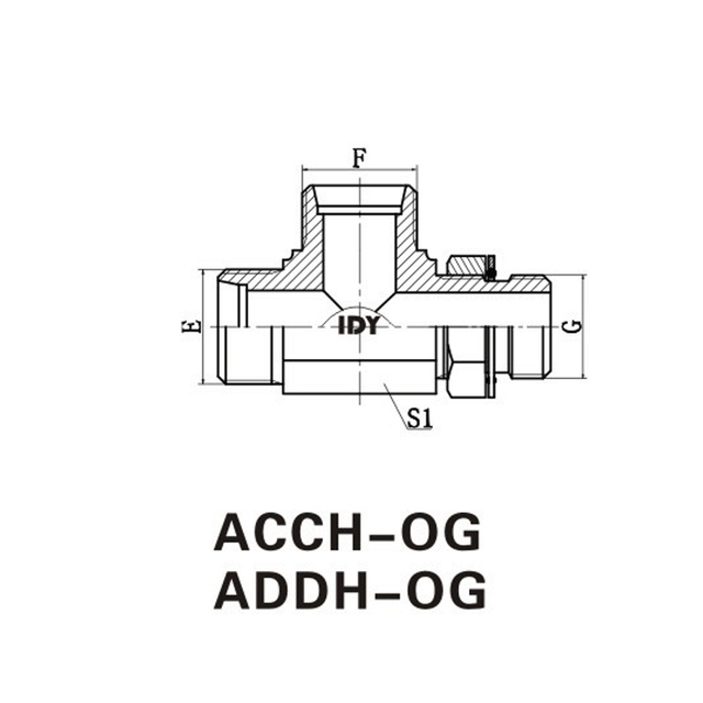 Метрический мужской корректирующий конец iso 6149