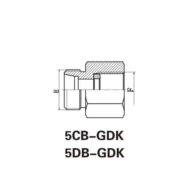 Разъем давления давления BSP с герметичным кольцом DKI